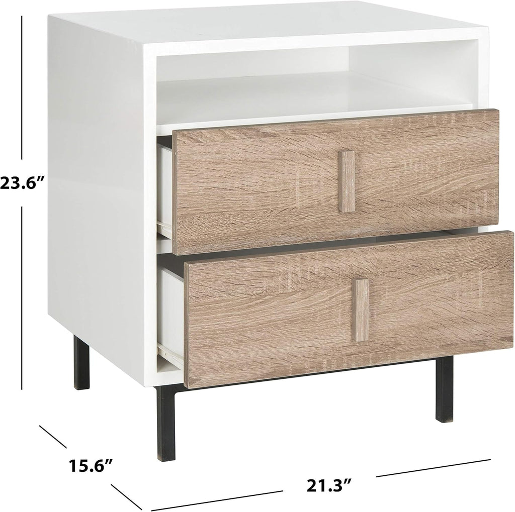 White/Oak Lacquer Cabinet C553