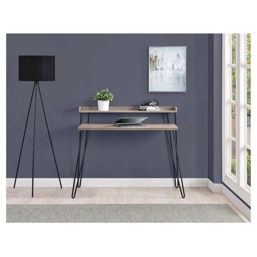 Retro Desk with Riser Sonoma Oak G673899