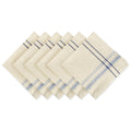 Set of 6 Blue Striped Napkins K1093