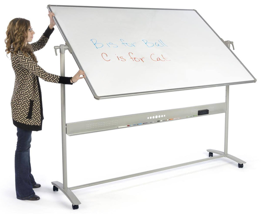 Reversible Whiteboard with Rotating Frame Y482808