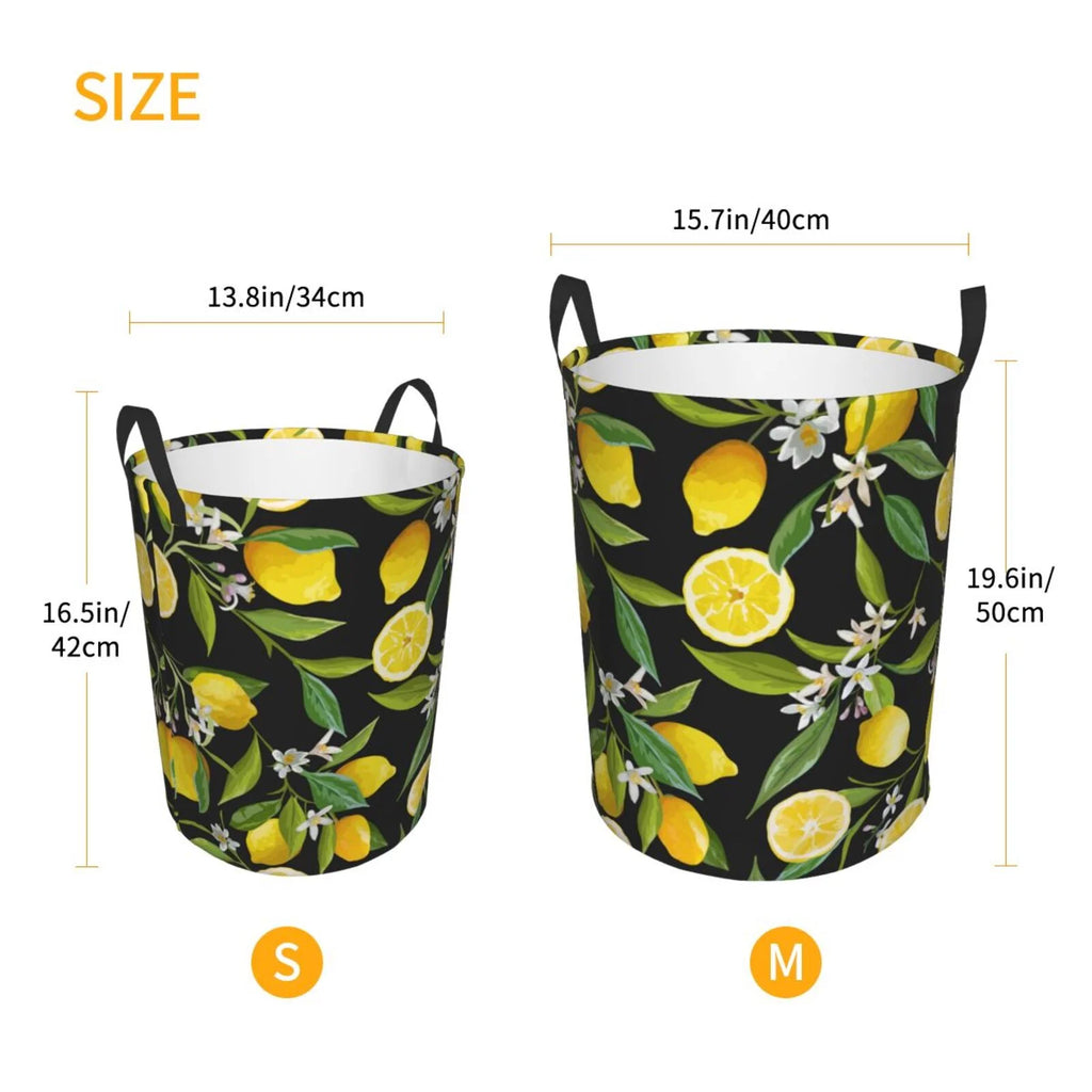 Round Laundry Hamper with Handles N540