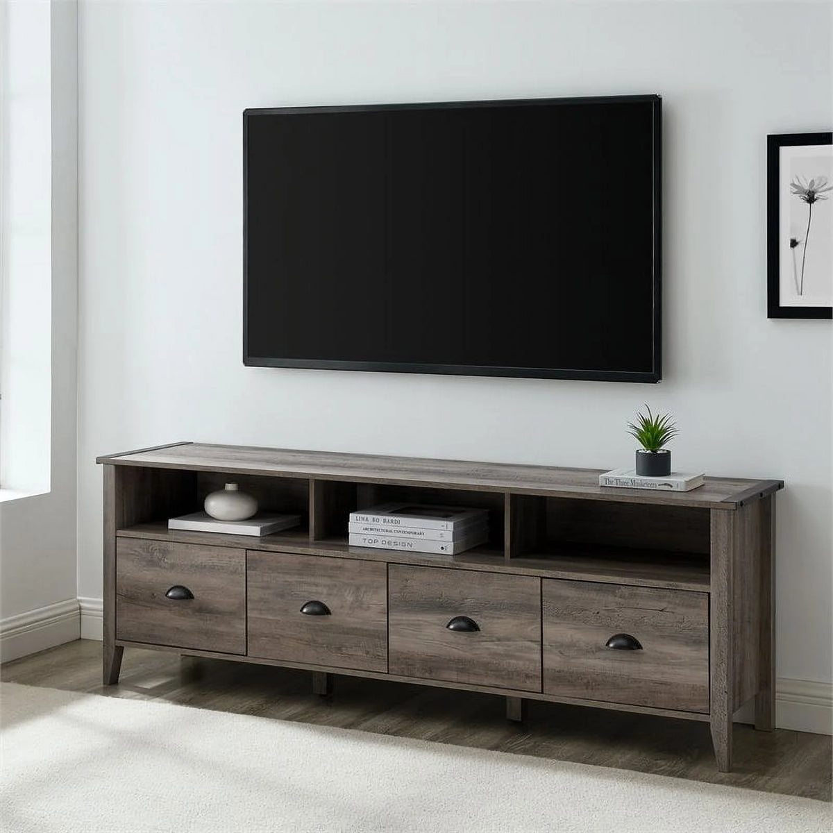 70" 4-Drawer TV Stand F628