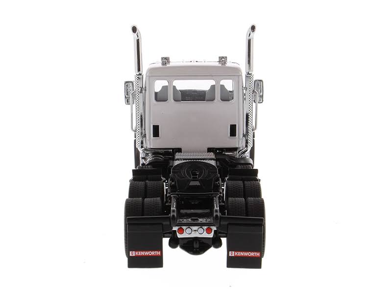 White Metallic 1/50 Diecast Truck Tractor Model C729