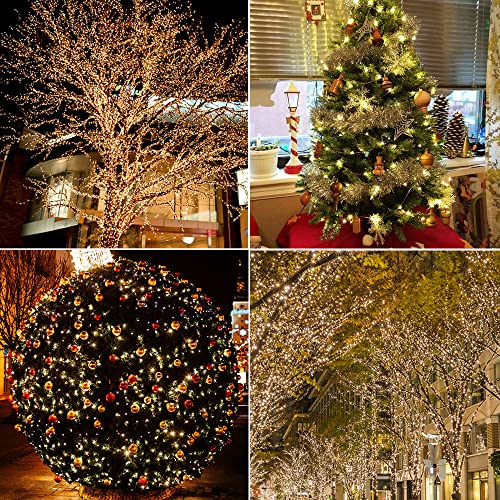 66FT Waterproof Warm White LED Fairy String Lights with Remote Control L626356