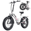 20" Folding Electric Bike with 48V Battery, 500W, 7-Speed B3994