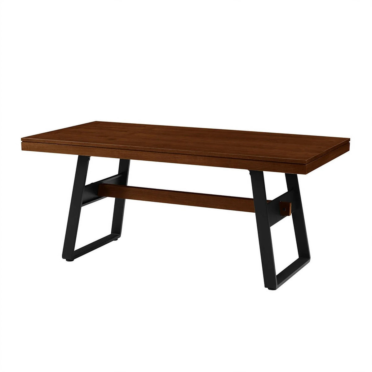 72" Dark Walnut Wood Dining Table E51354
