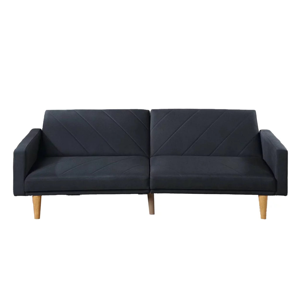 Black Fabric Adjustable Sofa Z406