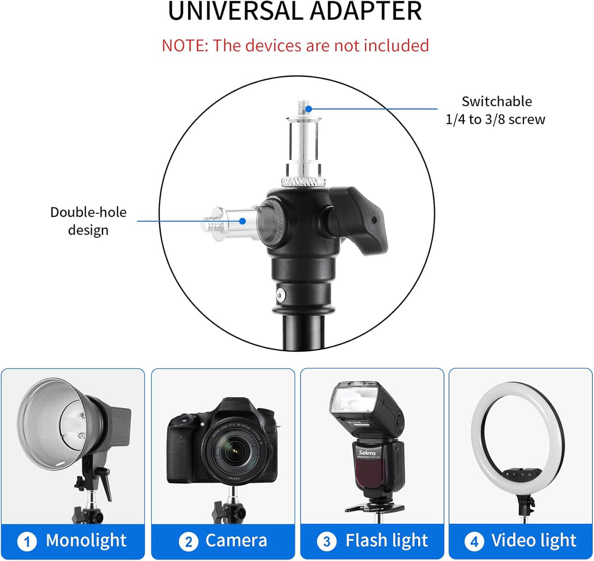 Camera Wall Mount Ring Light Boom Arm, Max Length 39 T419967