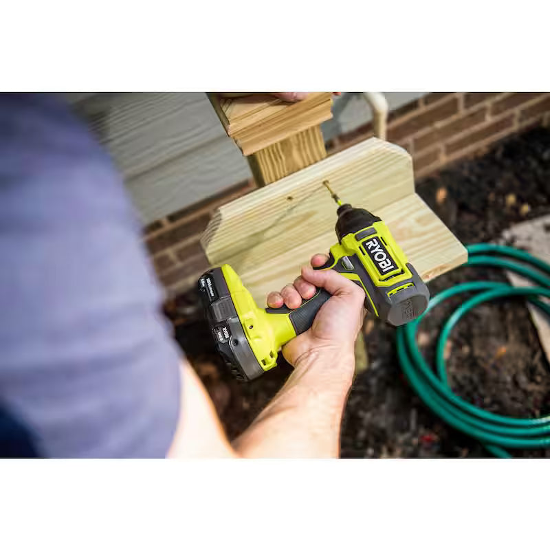 18V Cordless 1/4 in. Impact Drill/Driver Kit with 2 Batteries and Charger G719062