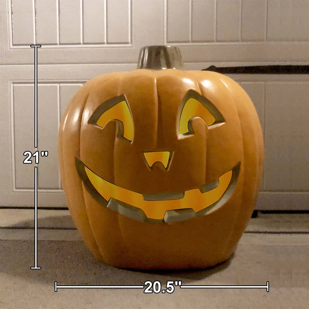 21 in Pre-lit LED Jack O Lantern Pumpkin Lantern Q74831