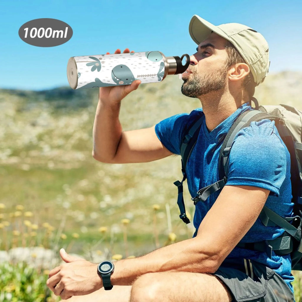 Stainless Steel Insulated Water Bottle with Straw Lid T507