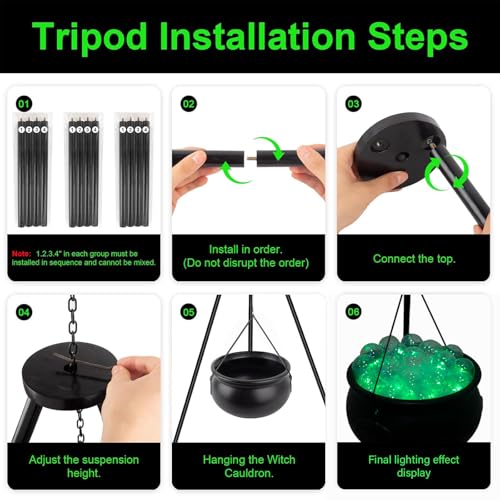 Halloween Plastic Cauldron with Lights E11249