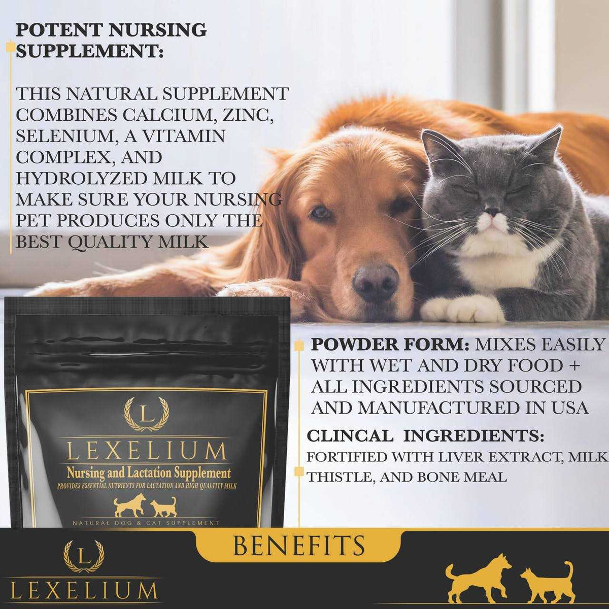 Nursing and Lactation Supplement for Dogs and Cats Z657