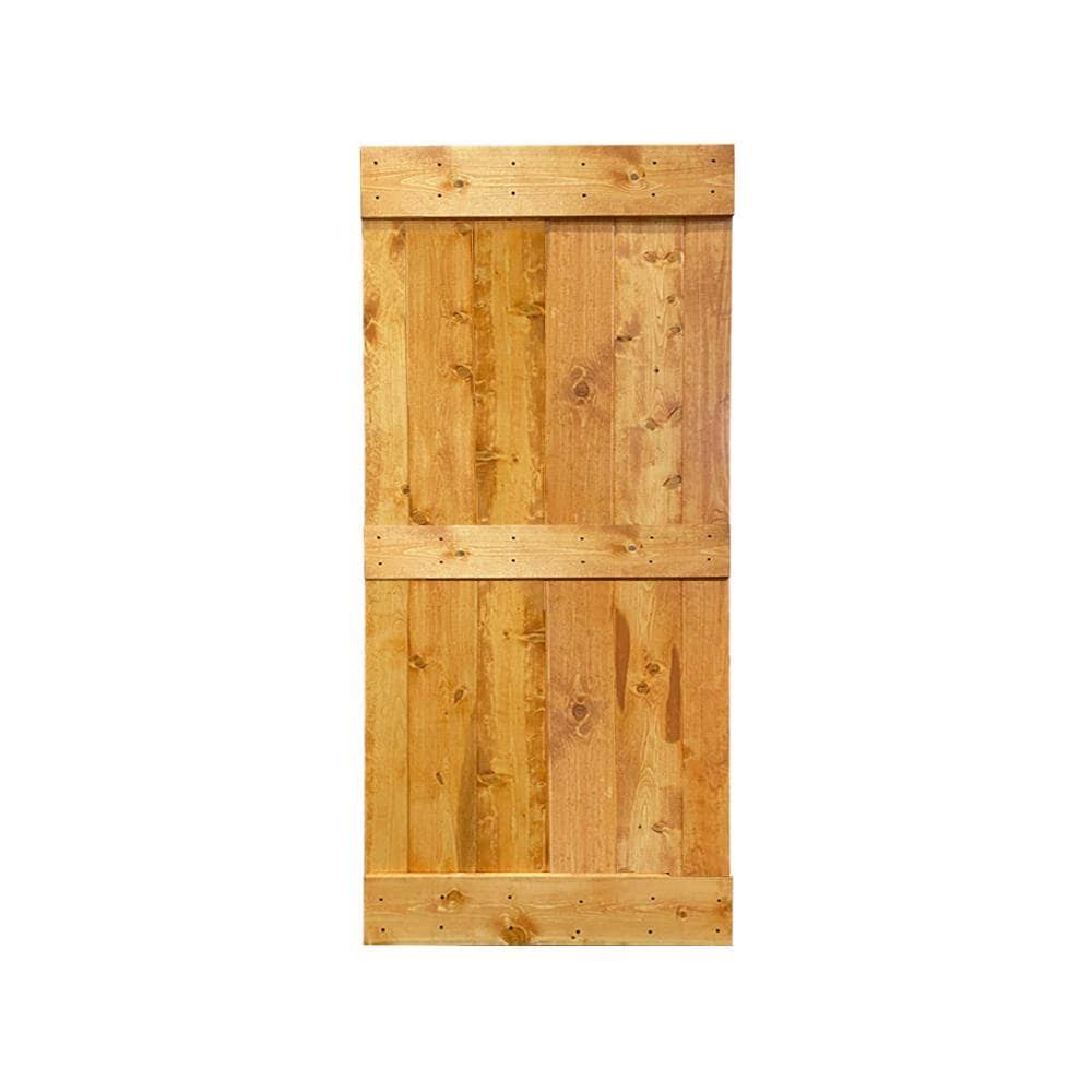 Stained Solid Wood Interior Sliding Barn Door - Colonial Maple - 36 x 84 B782062