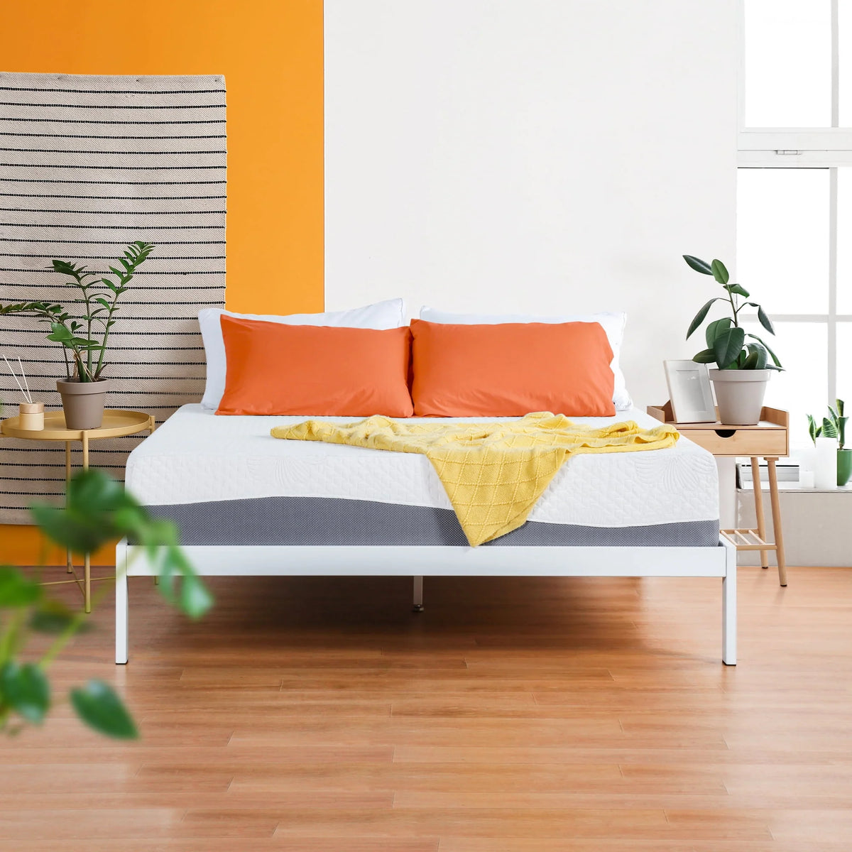 10 Inch Gel Memory Foam Mattress Medium Firm Twin Size Z65397