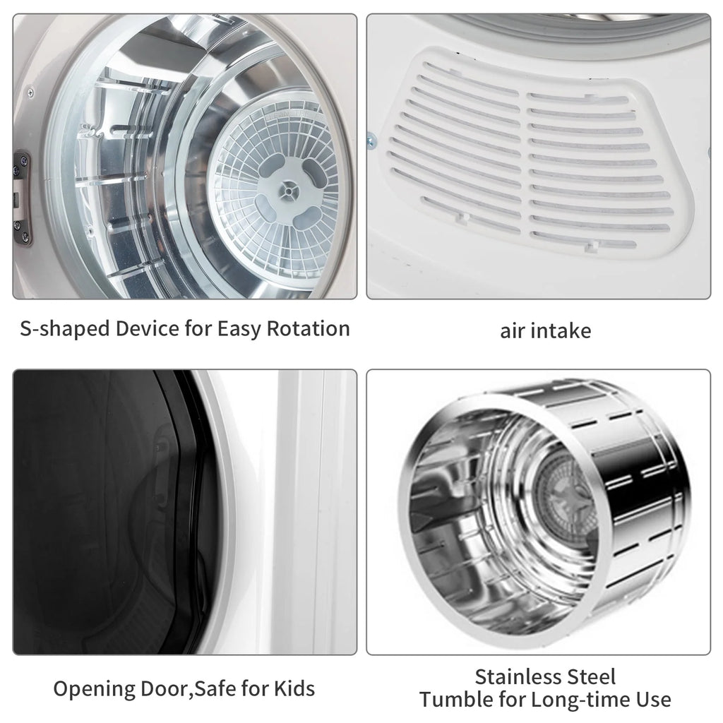 Stainless Steel Compact Electric Clothes Dryer I446