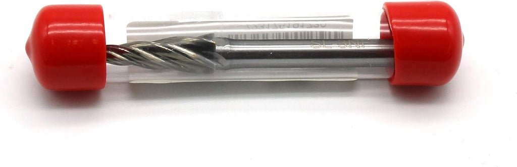 5 pc Set Aluminum Carbide Rotary Burr File, 1/2 Inch and 3/8 Inch Head, 1/4 Inch Diameter 2 Inch Long Shank Z401