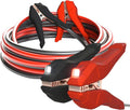 25-Feet 2-Gauge Heavy Duty Jumper Cables with LED Lights, Pack of 2 O316