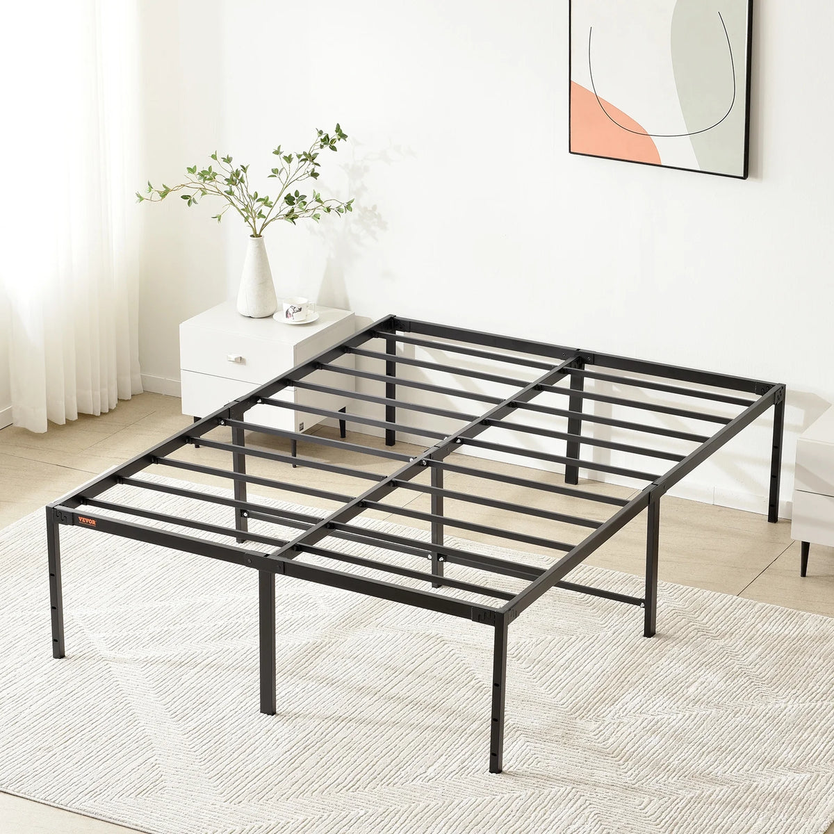Full Size 18 inch Metal Bed Frame L475801