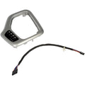Silver Shifter Bezel With Harness Kit M99629