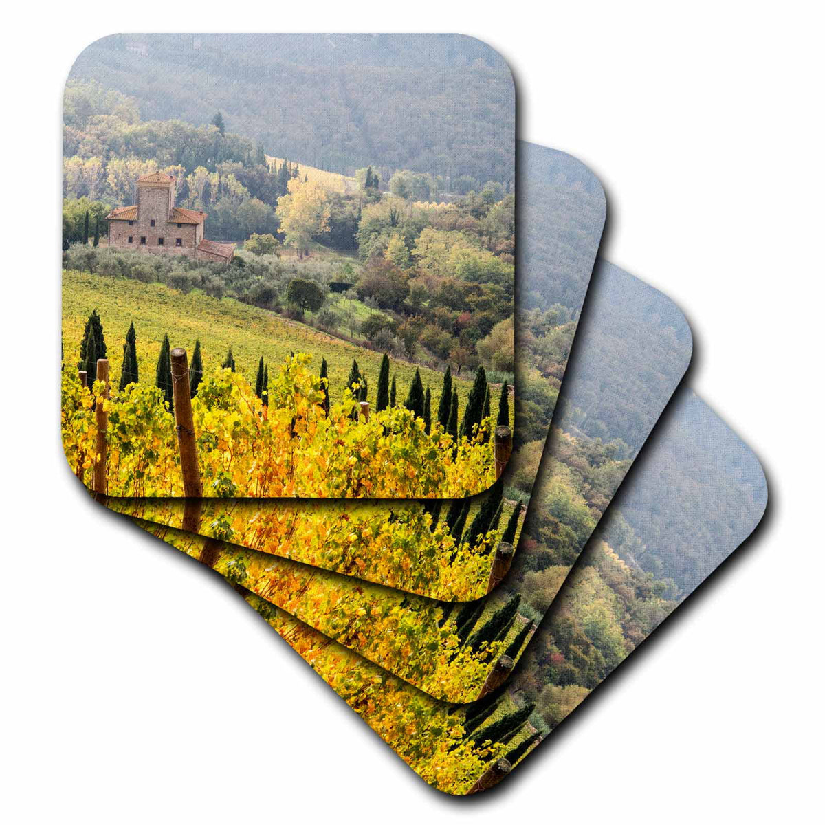 Soft Coasters, set of 4 Y8863