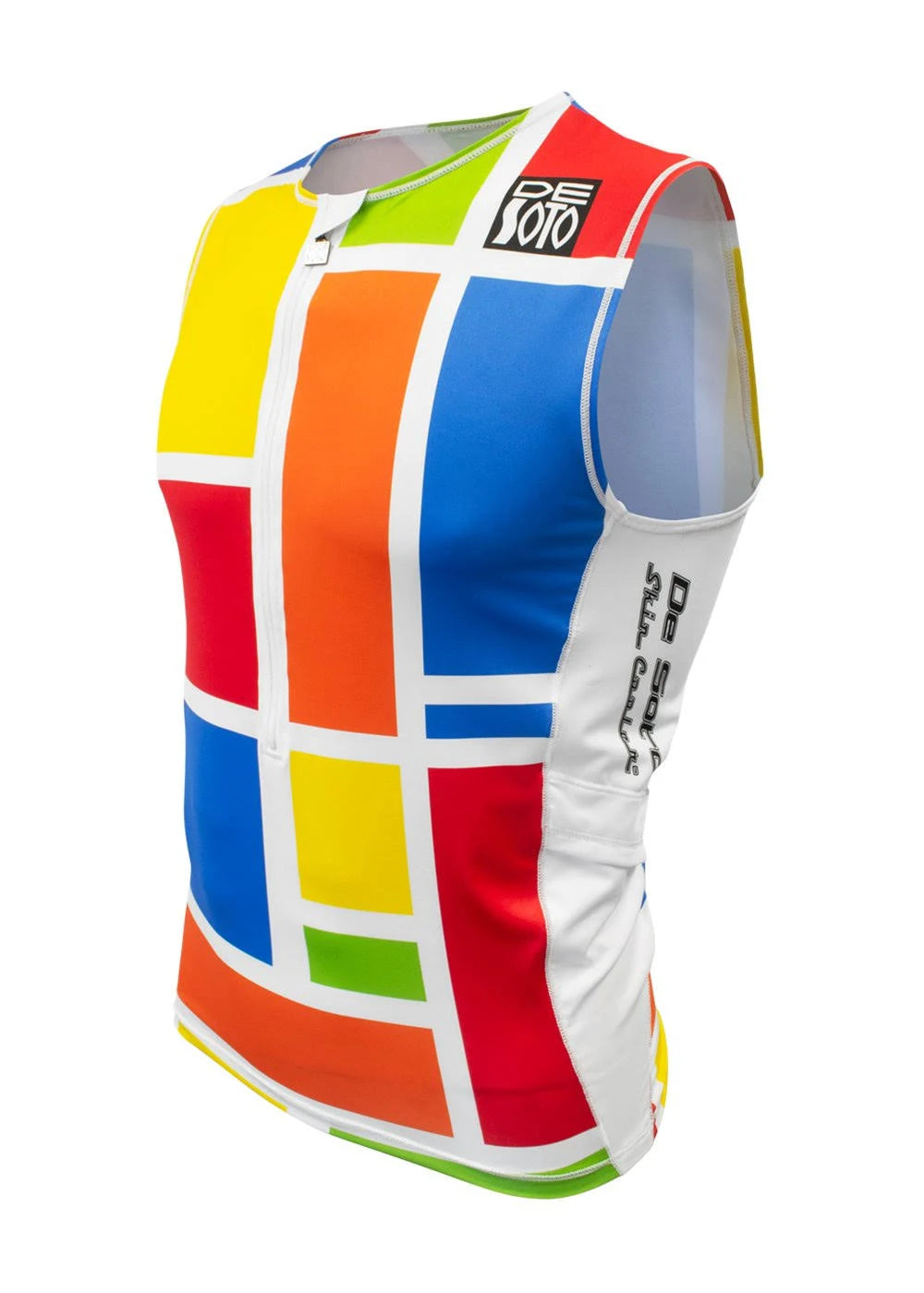South Beach Mondrian Half Zip Tri Top E4836