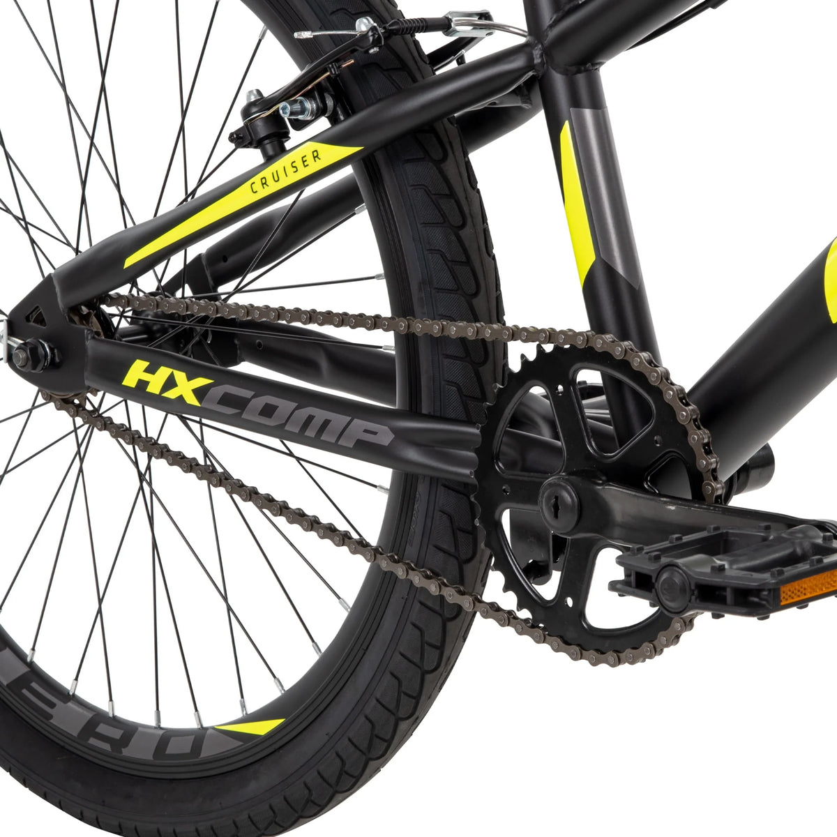 24-inch Black/Yellow BMX Bike Z844876