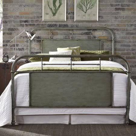 Queen Size Green Bed N38417