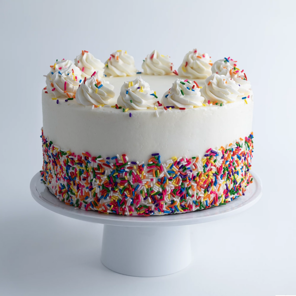 Vanilla Confetti Cake Large 10” Size U81540