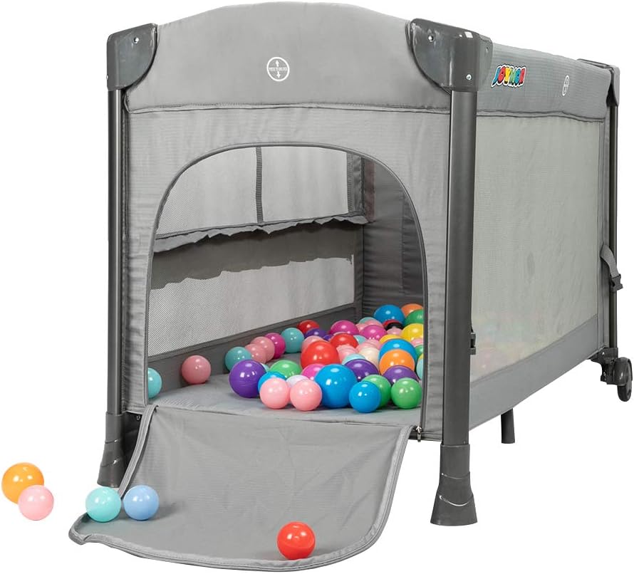 3 in 1 Baby Bedside Sleeper with Mattress and Carry Bag D912046