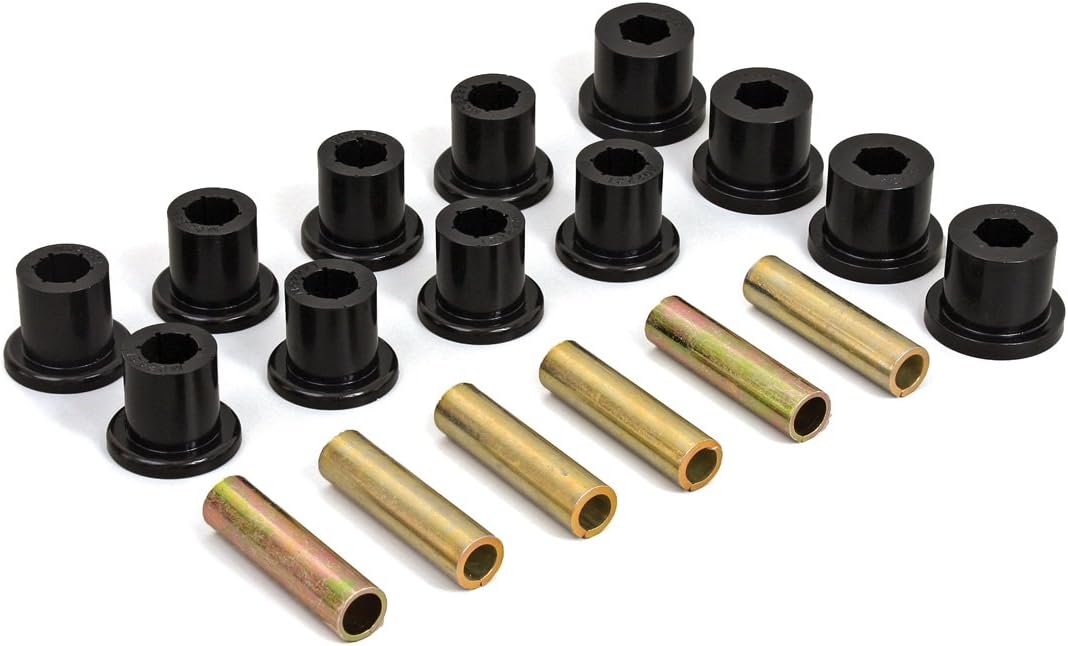 Jeep YJ Wrangler Polyurethane Spring Shackle Bushings Black O41731