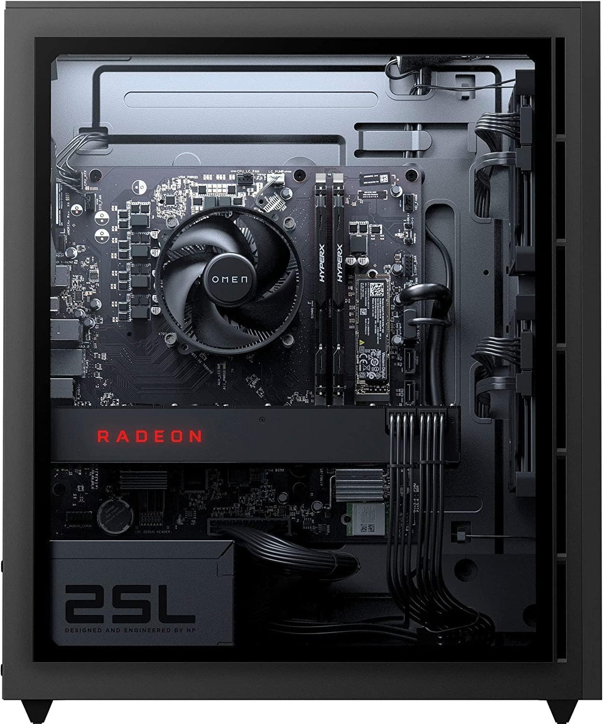 Black Gaming Desktop with AMD Ryzen 5 5600G 16GB RAM 1TB SSD Radeon RX 6600XT Windows 11 Home I9003
