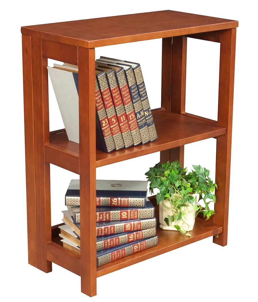28x22 Folding Bookcase Medium Oak D2288