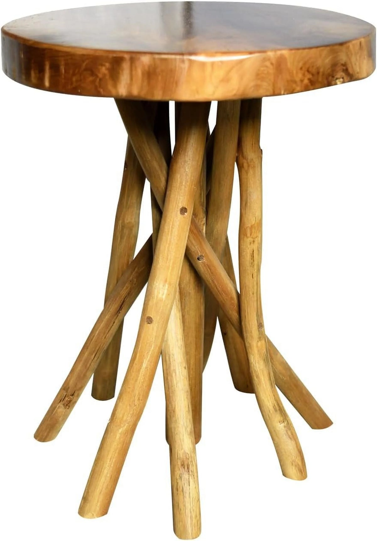 Teak Wood End Table Y168622