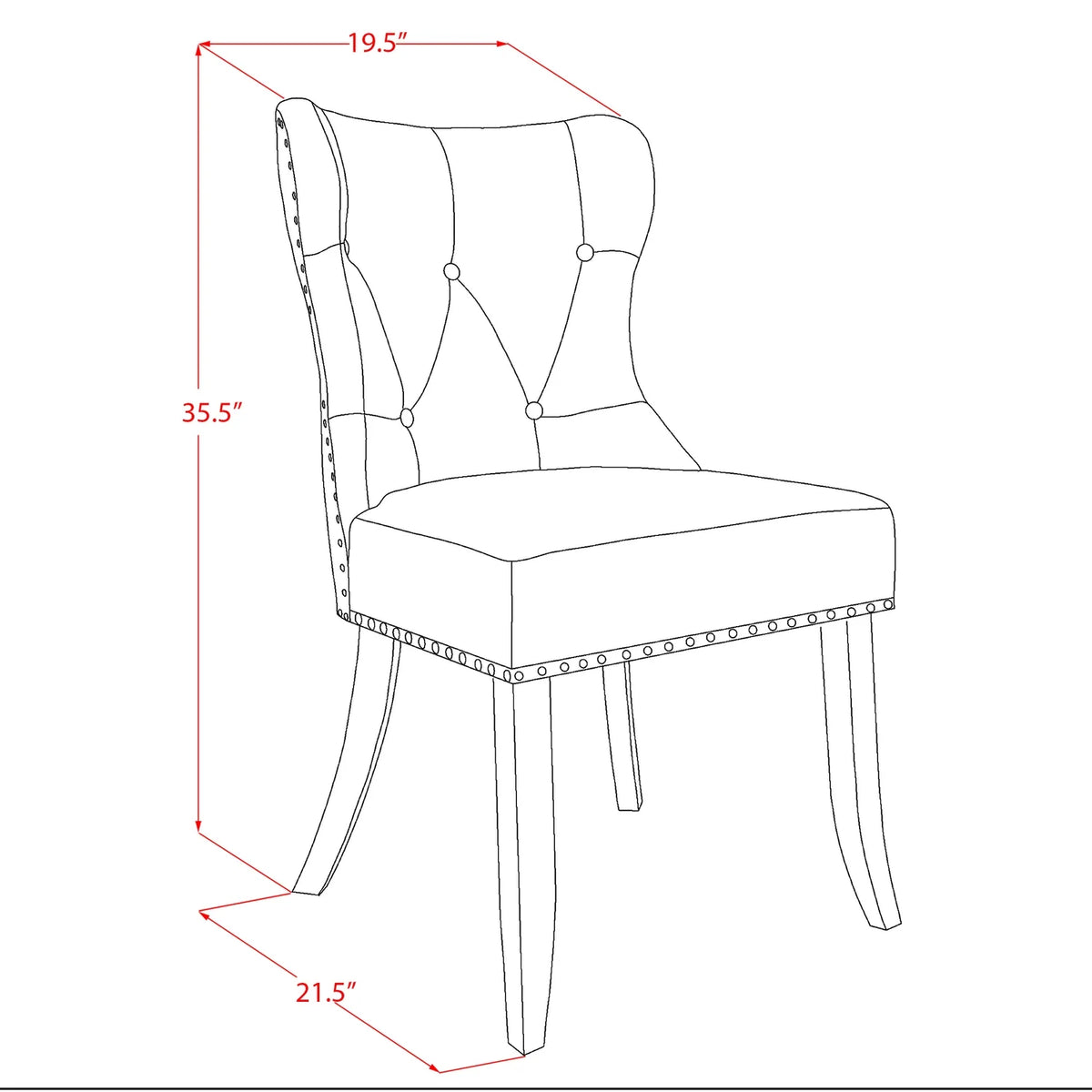 6-Piece Dining Table Set with Tufted Chairs and Bench Y130