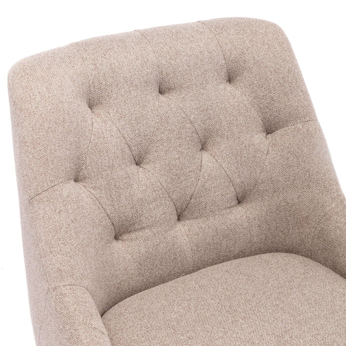 Swivel Home Office Desk Chair with Silver Foot Base O278