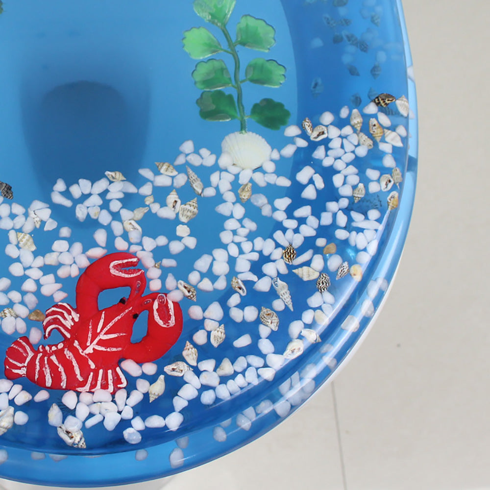 Elongated Resin Toilet Seat with Silent Close Hinges L70820