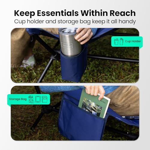Ultralight Aluminum Mesh High Back Camping Chair H827