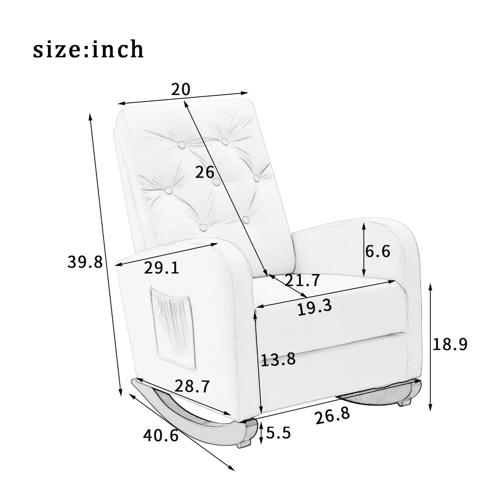 Single Reclining Sofa Chair V4943