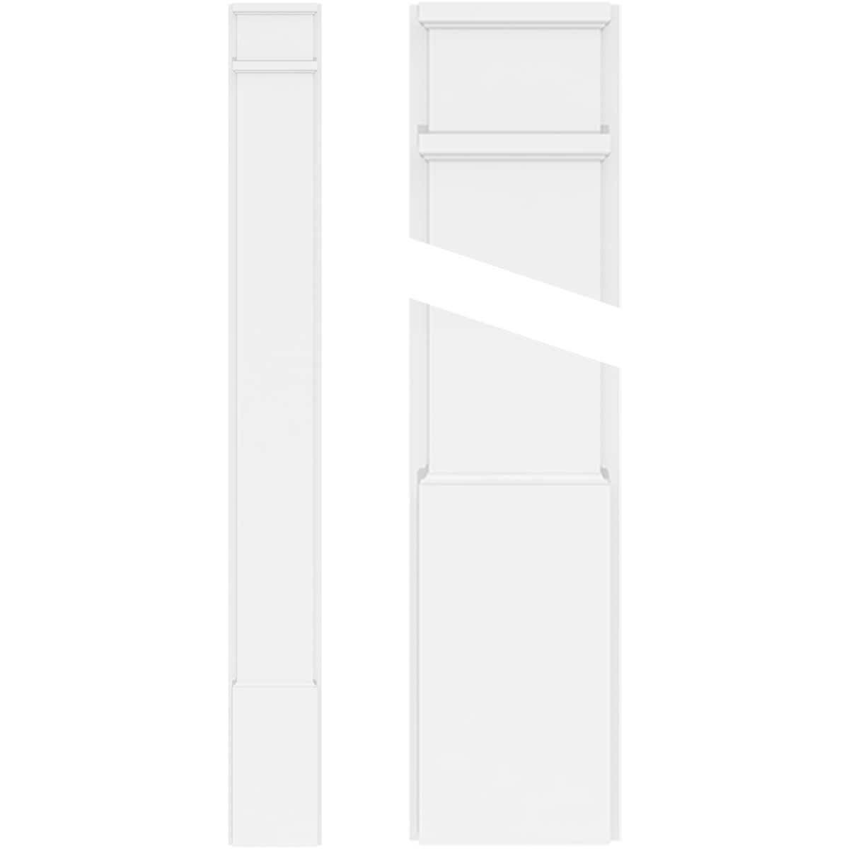 Plain PVC Pilaster (Pair) E2938