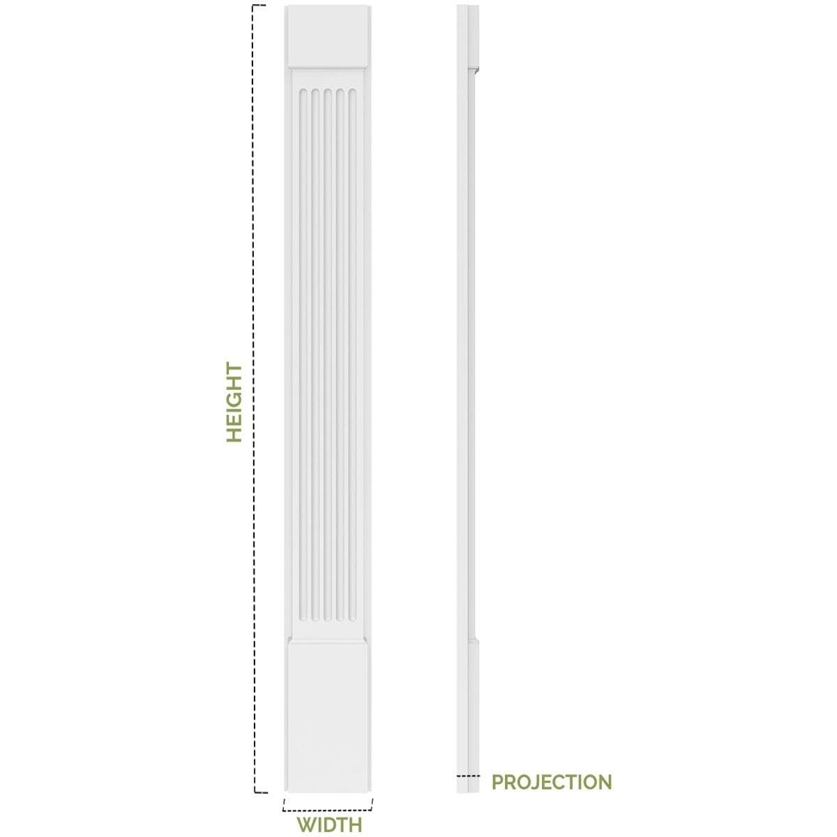 Plain PVC Pilaster (Pair) E2938