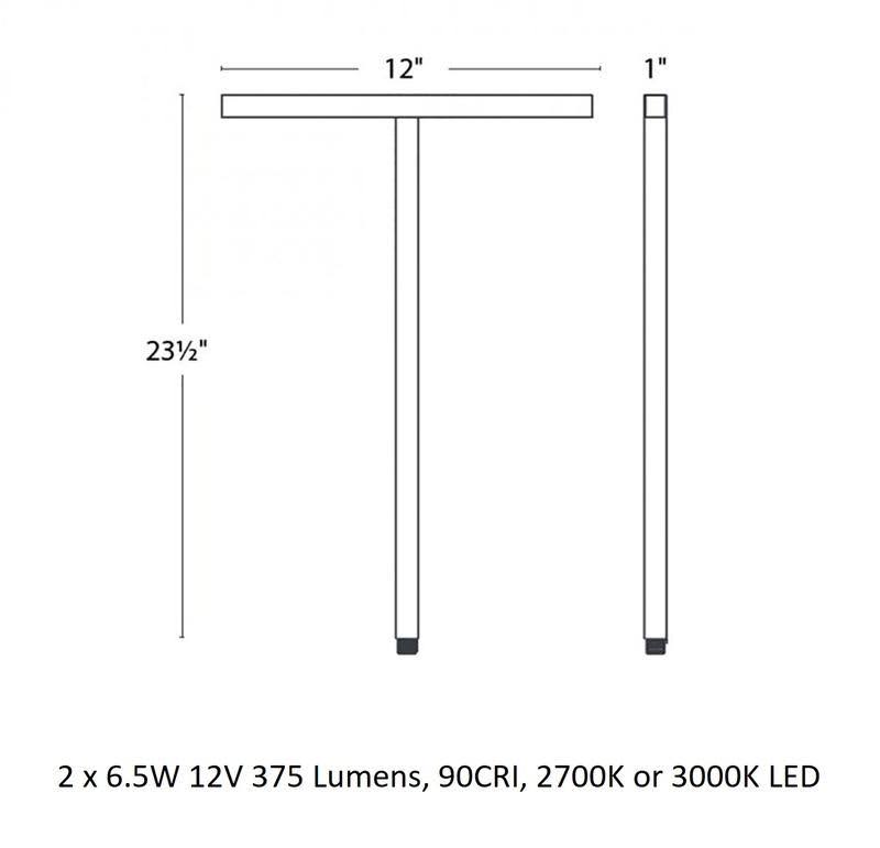 Bronze LED Single Path Light T3156