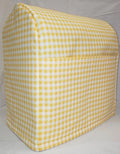 Yellow & White Checked Gingham Stand Mixer Cover U69923