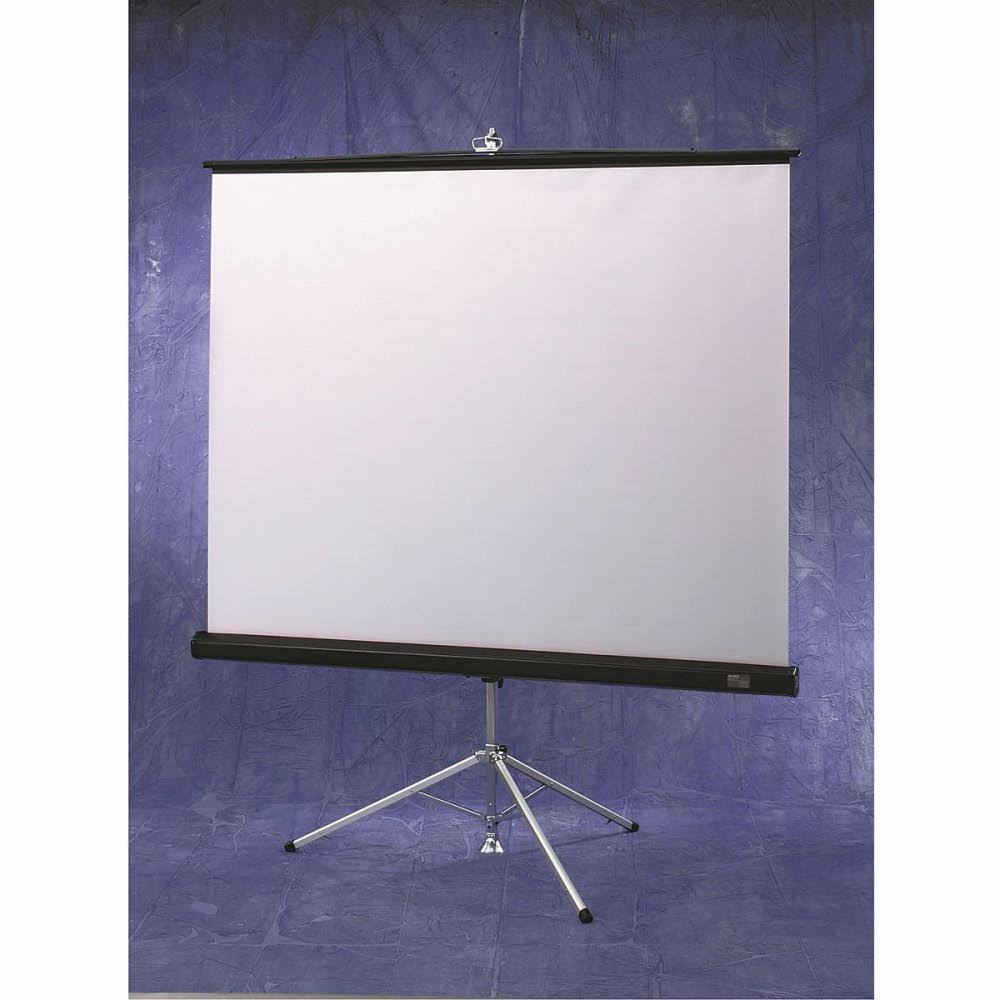Matte White Portable Projection Screen with Carpeted Case D913