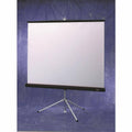 Matte White Portable Projection Screen with Carpeted Case D913