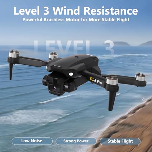 4K HD Camera Foldable Drone with Carrying Case K358988