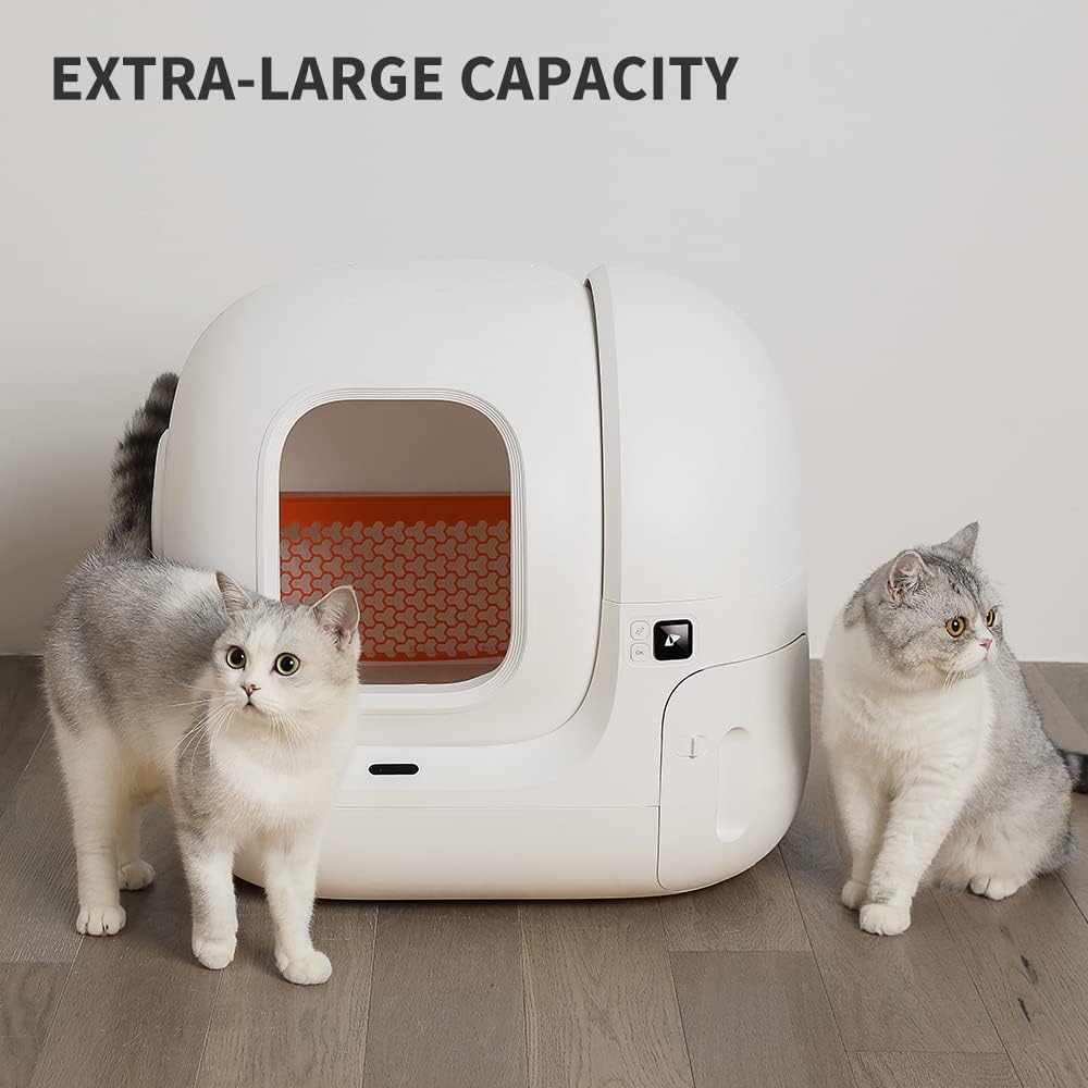 Self-Cleaning Cat Litter Box with Large Capacity H439865