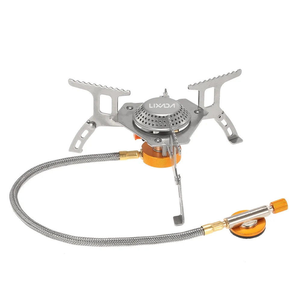 Camping Foldable Gas Set with Gas Conversion Head Adapter A2521