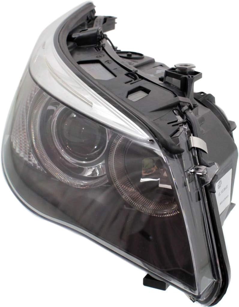 BMW 545i Headlight Assembly 2004 2005 Passenger Side HID X4995