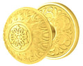 Polished Brass Door Knob Set C5733